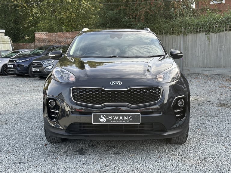 2016 Kia Sportage 1.6 GDI 2 Petrol Manual 5 Door SUV Black