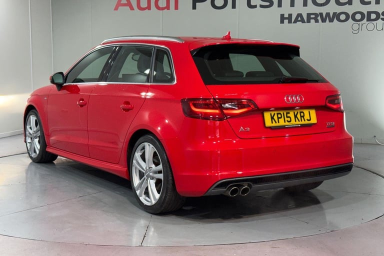 2015 Audi A3 1.8 TFSI S line Sportback 5dr Petrol S Tronic quattro Euro 6 (s/s) (180 ps) HATCHBAC...