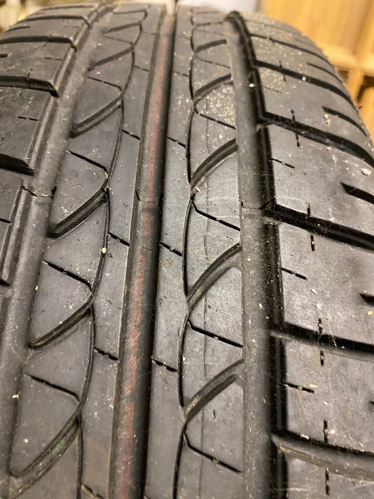 Fiat 500, steel wheels, tyres and caps 2008/15