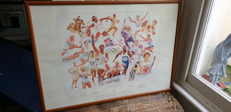 image for British Olympic Legends Signed Framed Print 