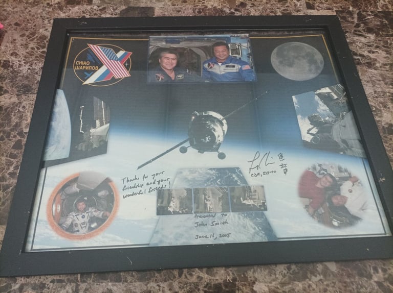 image for Space Shuttle crew ,signed montaged