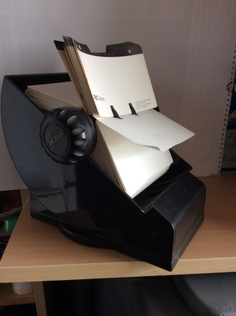 Rotary CARD FILE - New