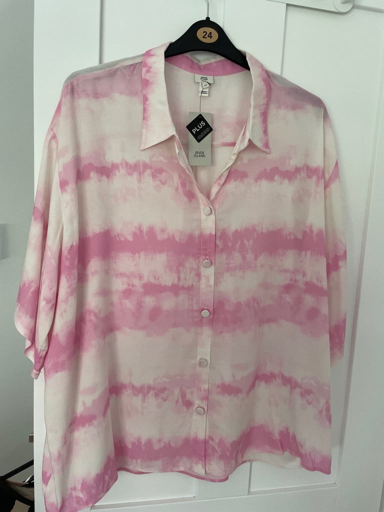 image for New plus size blouses and tops from M &S and River Island