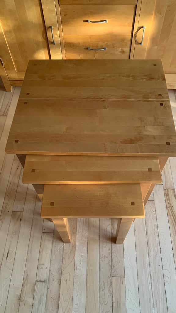Oak Nest of Tables by NEXT