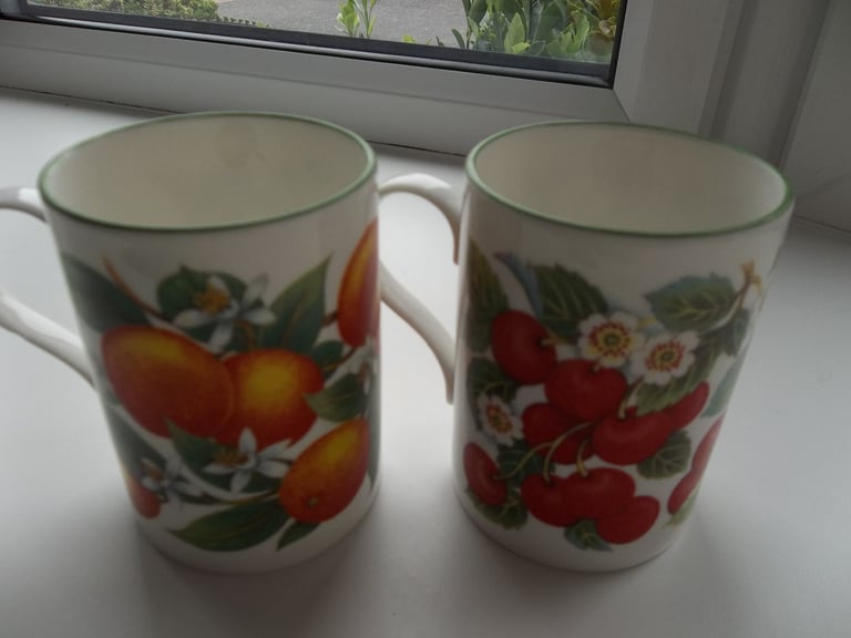 2 Crown Trent China Mugs