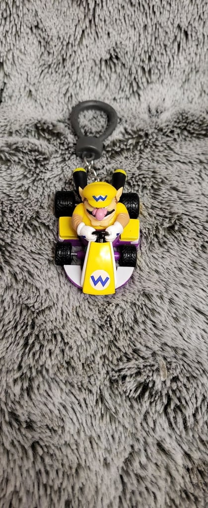 image for Super Mario Kart Wario Figure Keychain