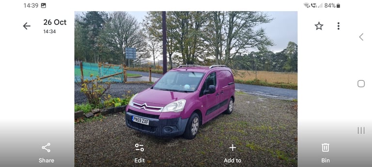 Citreon Berlingo Campervan - Bold Beryl