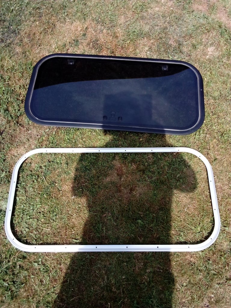 Flip up glass sunroof ideal for car or vanr car or van conversion 