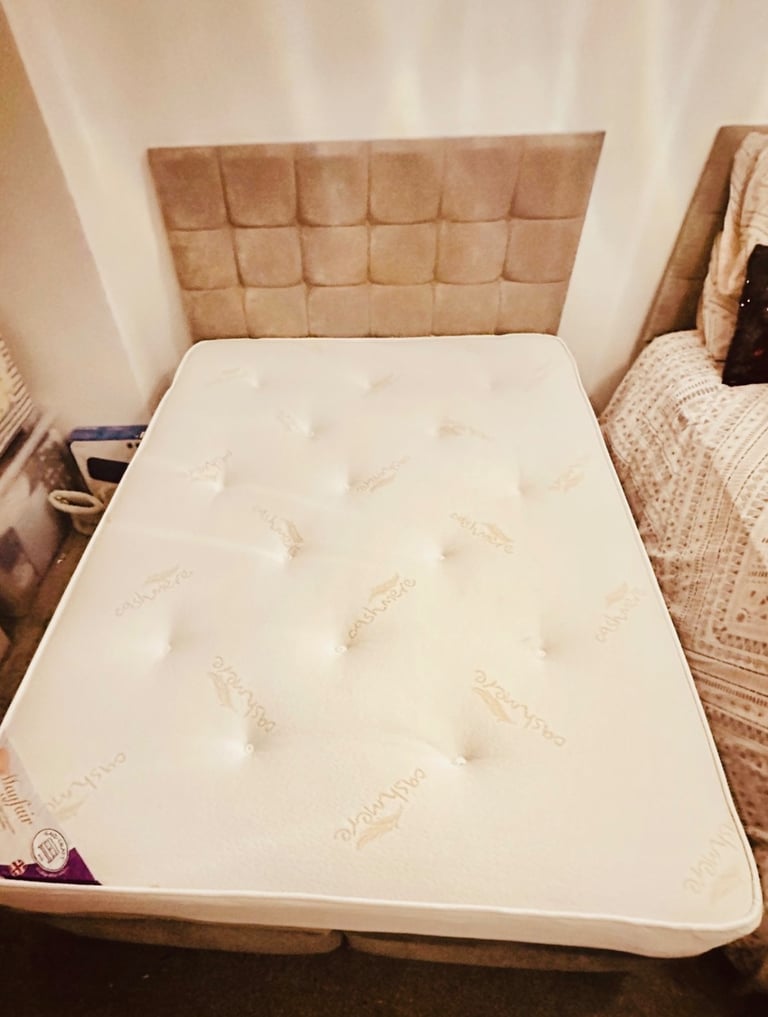 image for Storage double bed with mattress 