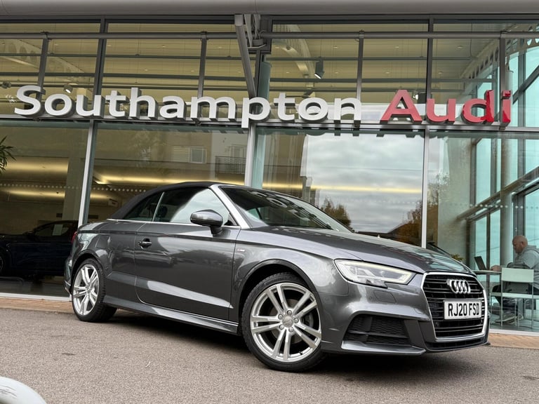 2020 Audi A3 Cabriolet 1.5 TFSI 35 S line Convertible 2dr Petrol Manual Euro 6 (s/s) (150 ps) CON...