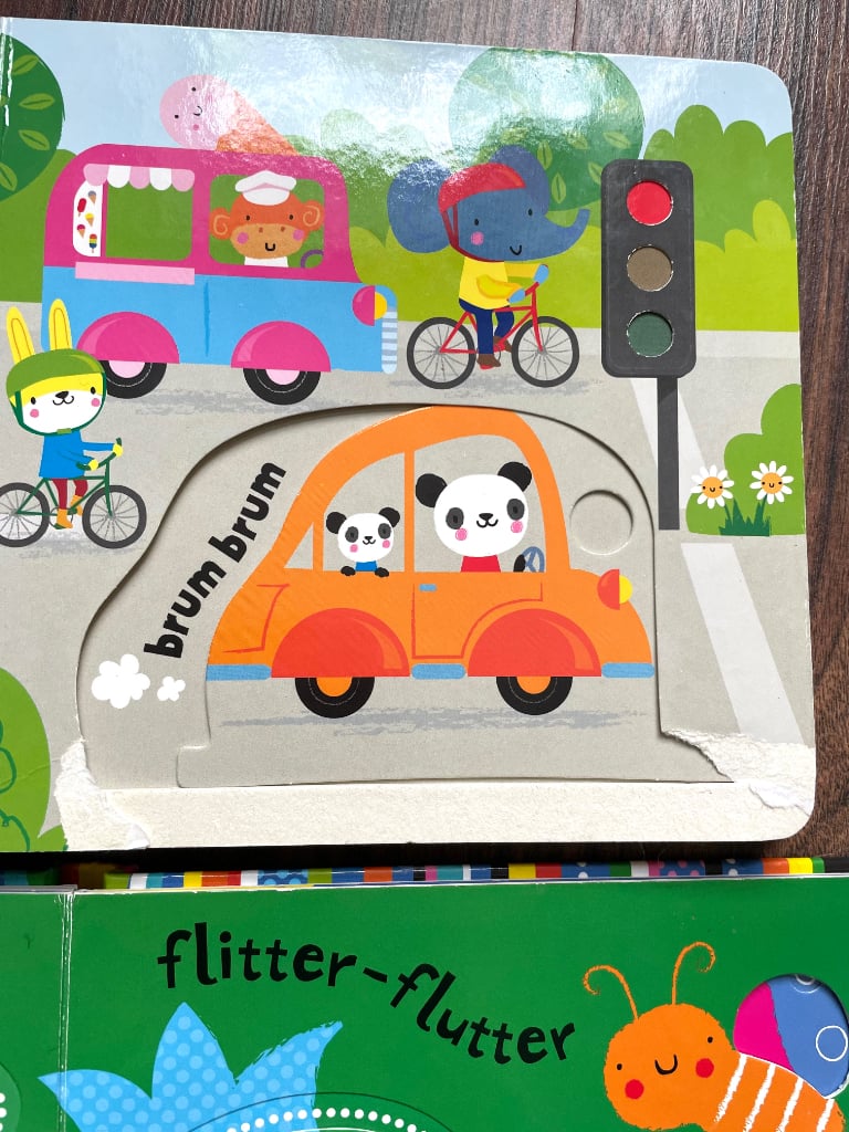 3 x Baby First Books Colourful Side Touch Fingertrail Bromley BR1