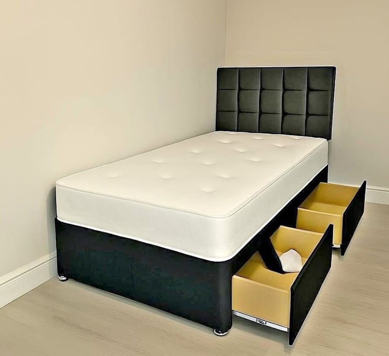 Divan Double (Single / King Size) Bed+Mattress CLEARANCE SALE ON BRAND NEW BEDS WITH MATTRESSES