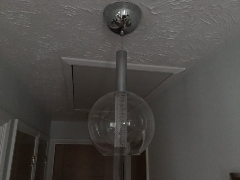 John Lewis ceiling light pendant WITHOUT THE SHADE SADLY 