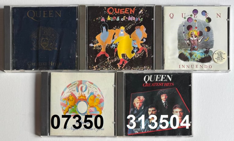 image for Queen Bundle of 5 CD Albums (Postage at Extra Cost)