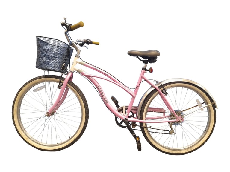 America Snob Ladies Bicycle with Basket and Back Penniers Rack - Student Discount Available