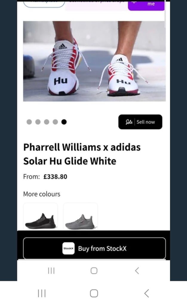 Adidas Trainers  ( Pharrell Williams  )