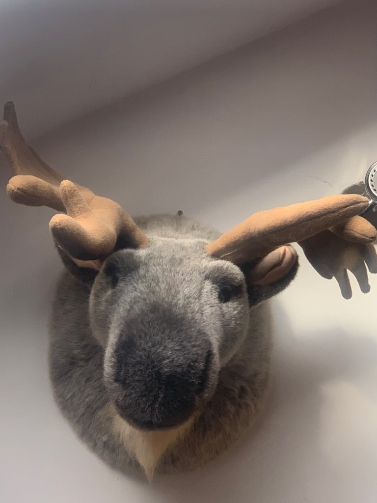 image for Plush reindeer head