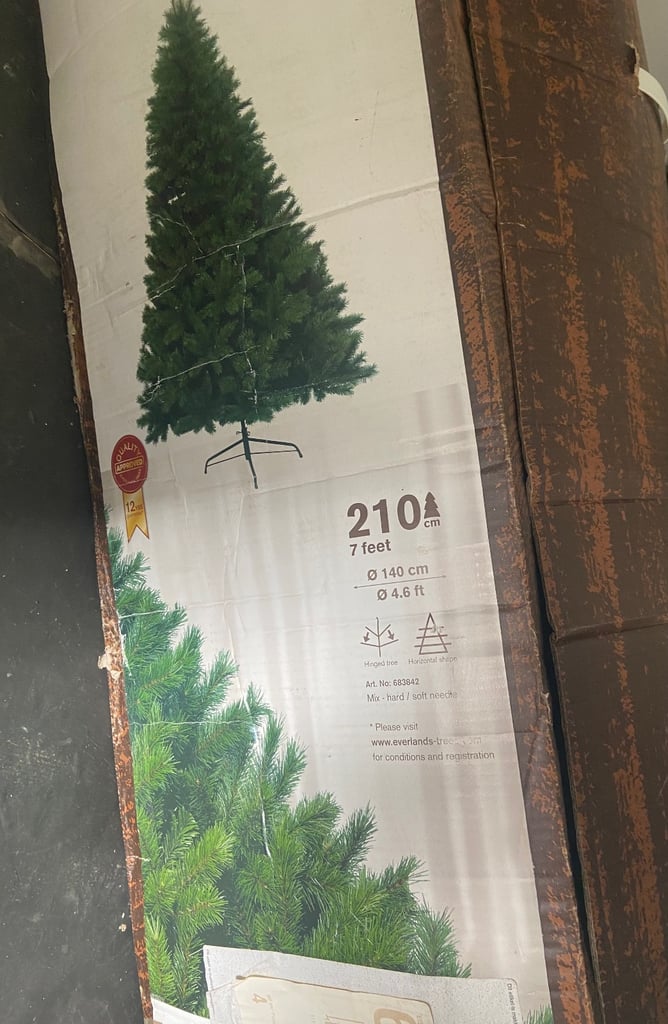 Everlands 7ft Christmas tree with stand £60 ono