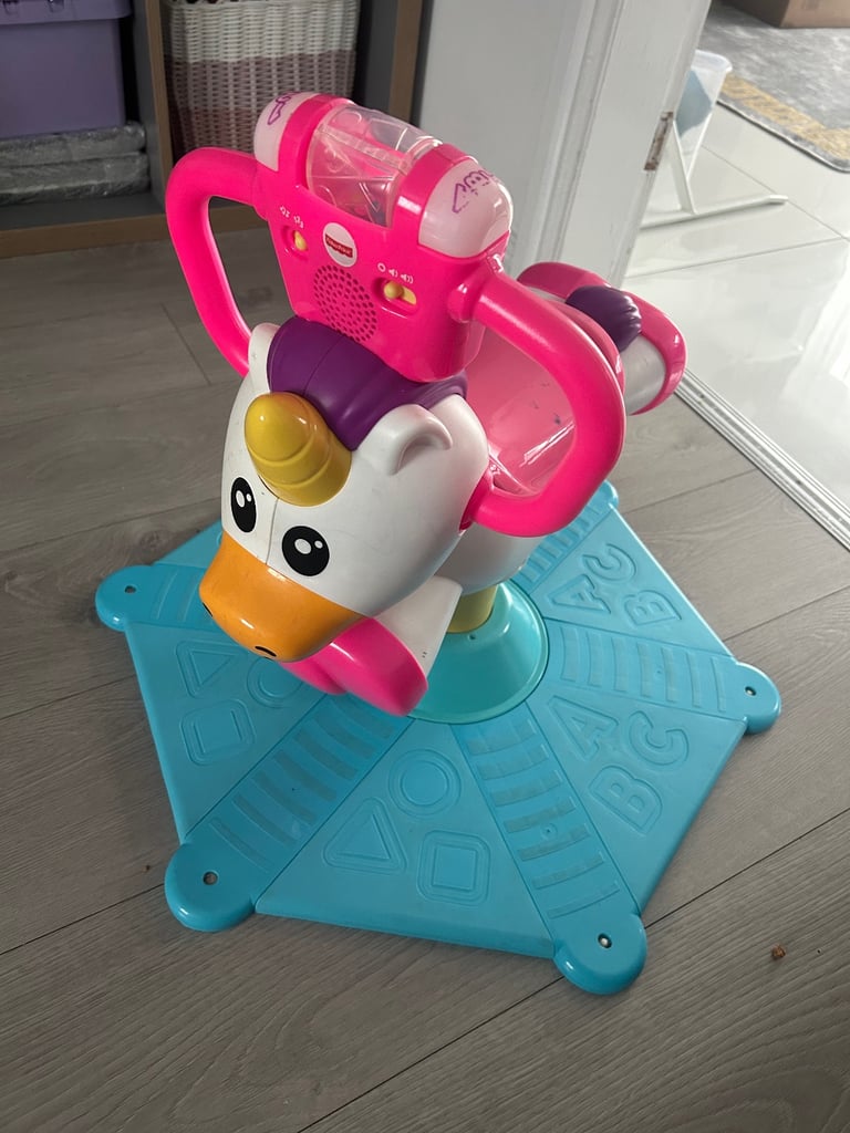 Fisher price spin and bounce unicorn