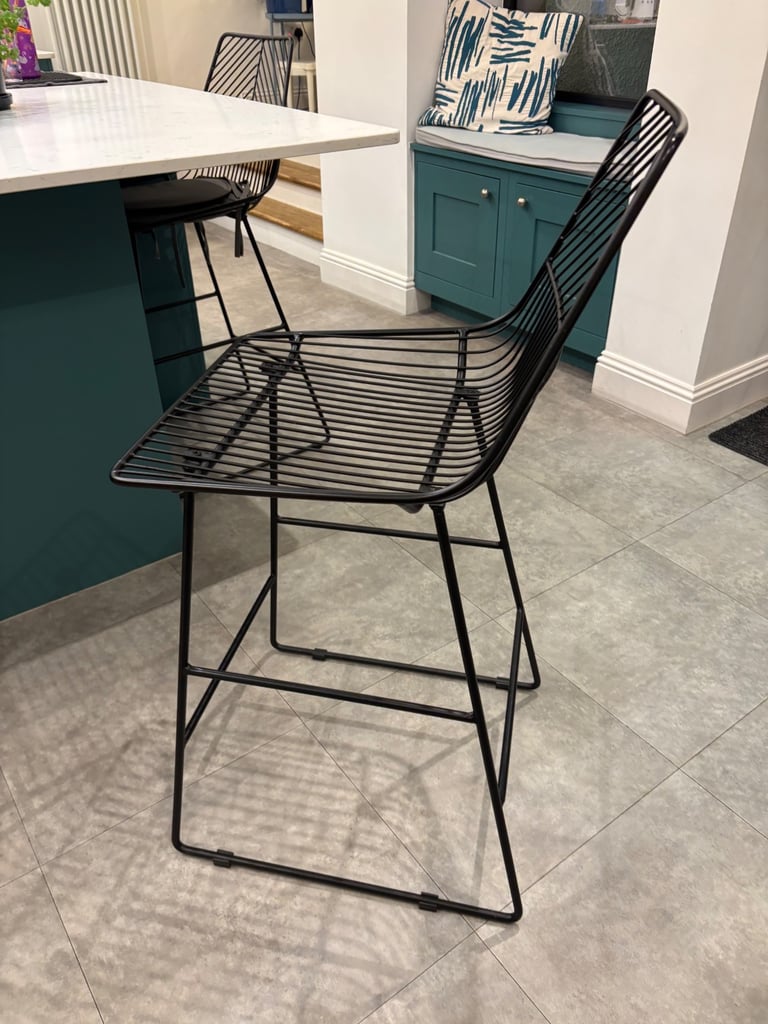 image for Dunelm Bar stools black x3 (£20 each) 