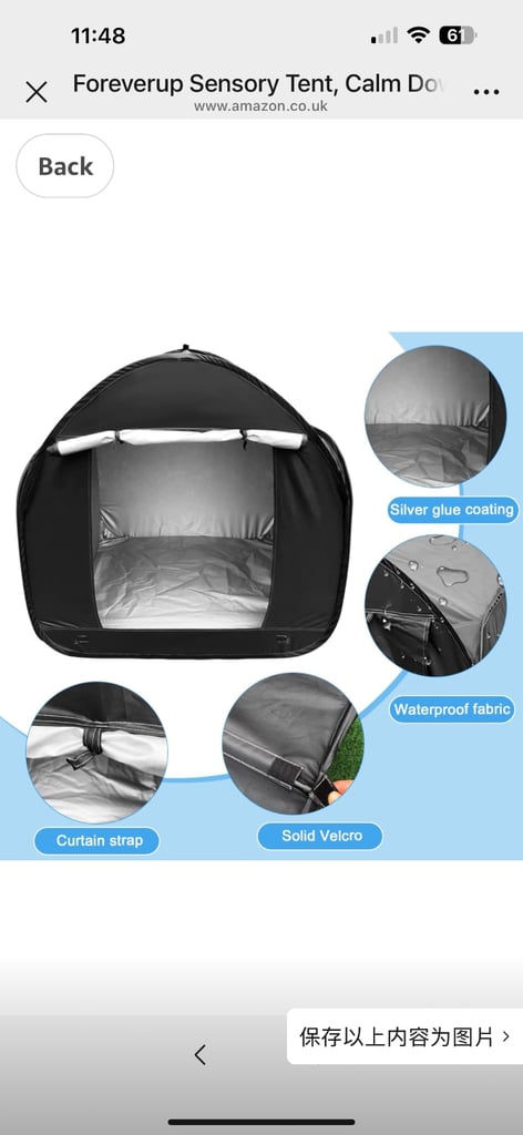Play Structure Tent for kids , Collapsible & Lightweight Pop-up Sensory Tent “In & out door”