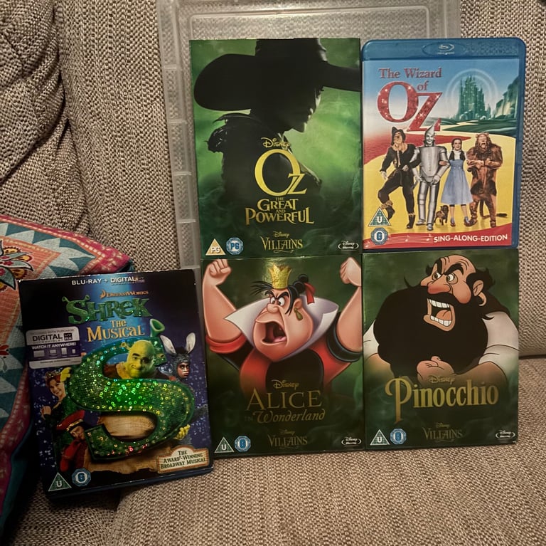 image for Blue ray Disney DVDs x5 