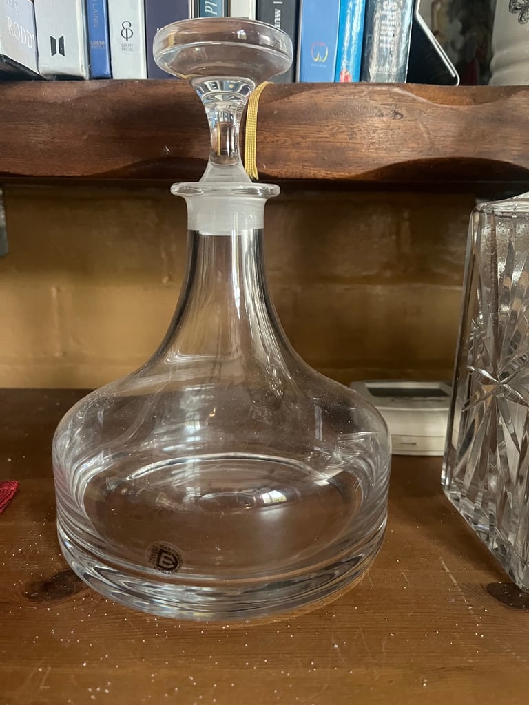 image for Wine / Spirit Decanter / Darlington England 24% Lead Crystal