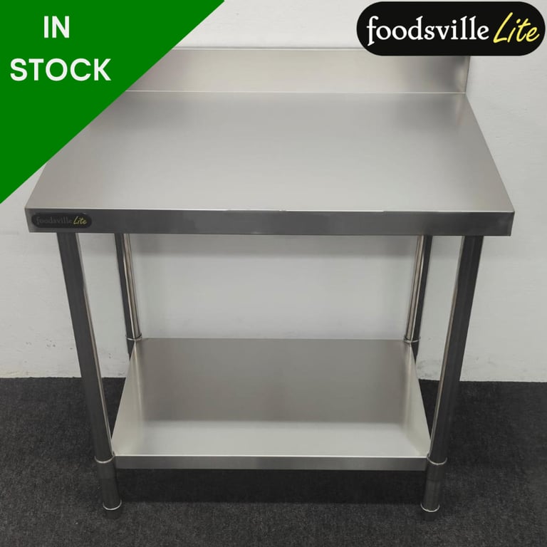 image for NEW Foodsville Lite 900mm Stainless Steel Wall Table - WITH 3 MONTH PAY PLAN OR 10% OFF! 