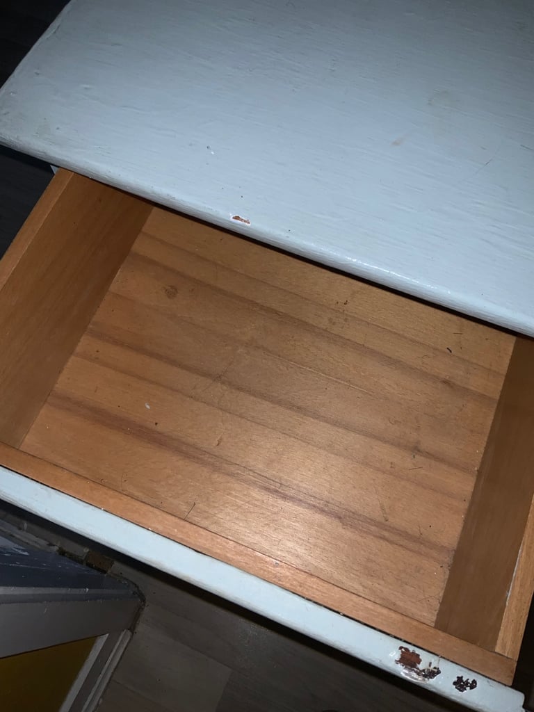 Solid Mid Century Vintage Retro Cottage Style Cabinet