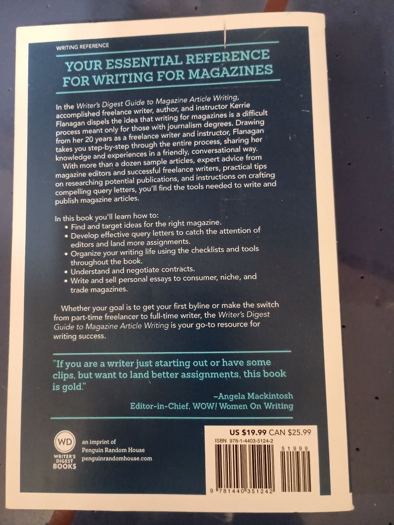 Writer's digest guide to magazine article writing 