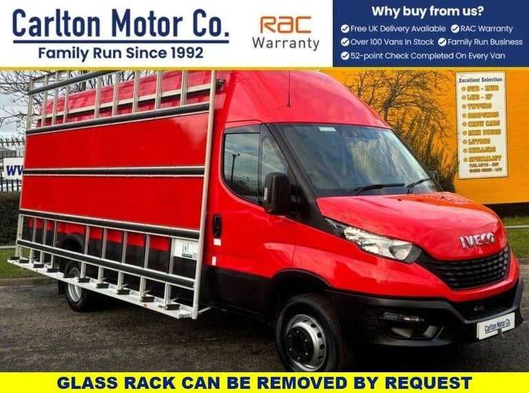 2020 Iveco Daily 3.0 70C18V 178 BHP [ FRAIL GLASS RACK CARRIER ] DRW Specialist 