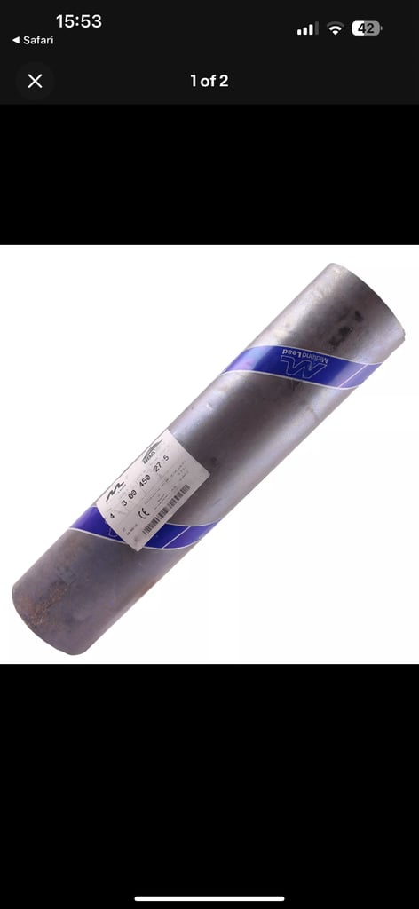 image for 390mm x 6m code 4 lead x 2 rolls