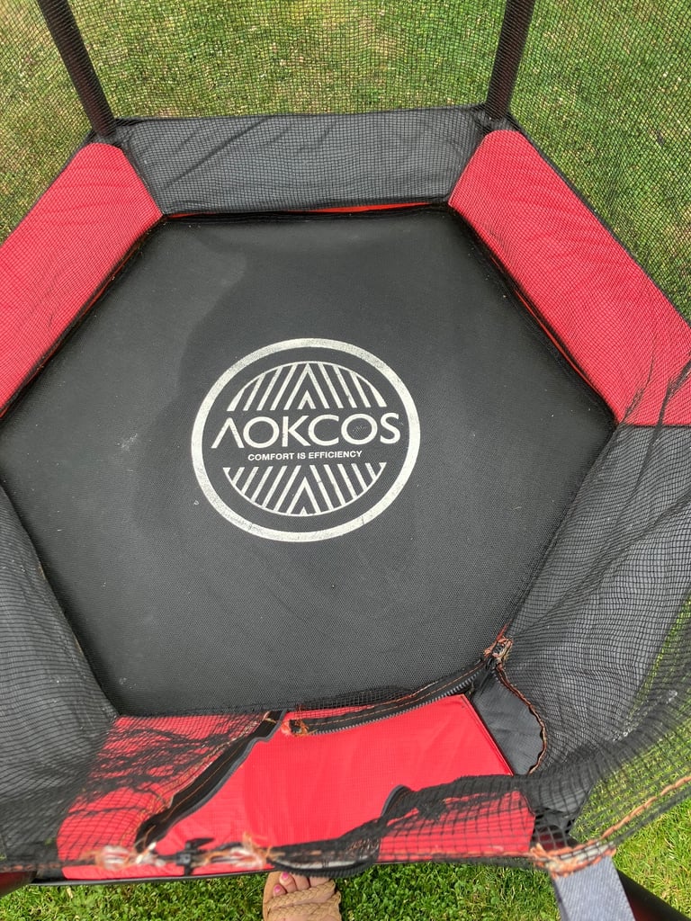 AOKCOS Trampoline for Kids 4FT Used