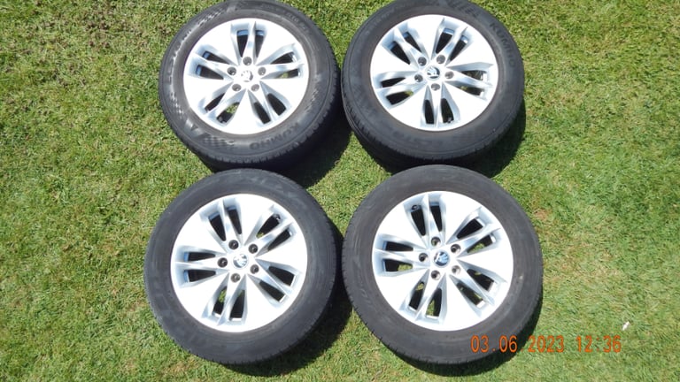 Skoda Octavia MKIV NEW SHAPE 2020-ON 4 X 16" Alloy wheels with great tyres, VW, AUDI