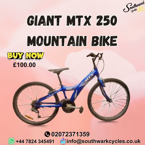 Giant mtx 250 bike hot sale price