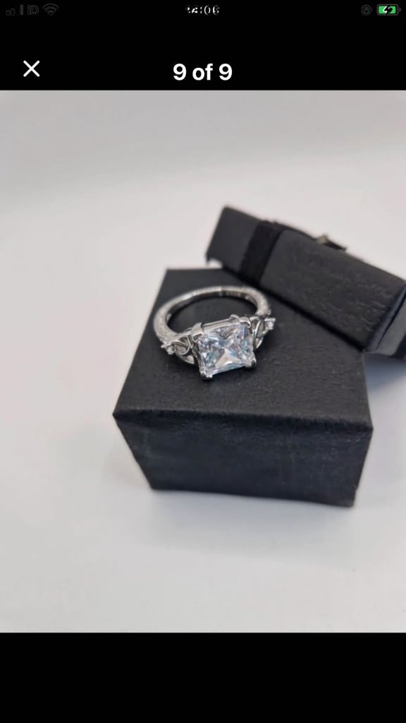 Contemporary Square Cut Ring 