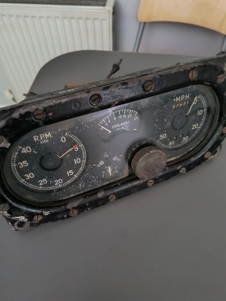 Austin champ instrument cluster 