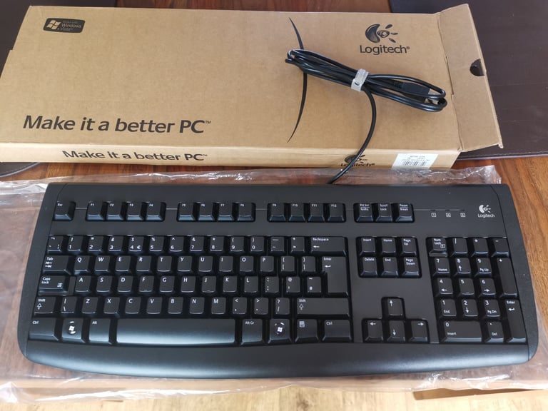 image for Logitech 250 Deluxe Keyboard Brand New Boxed 