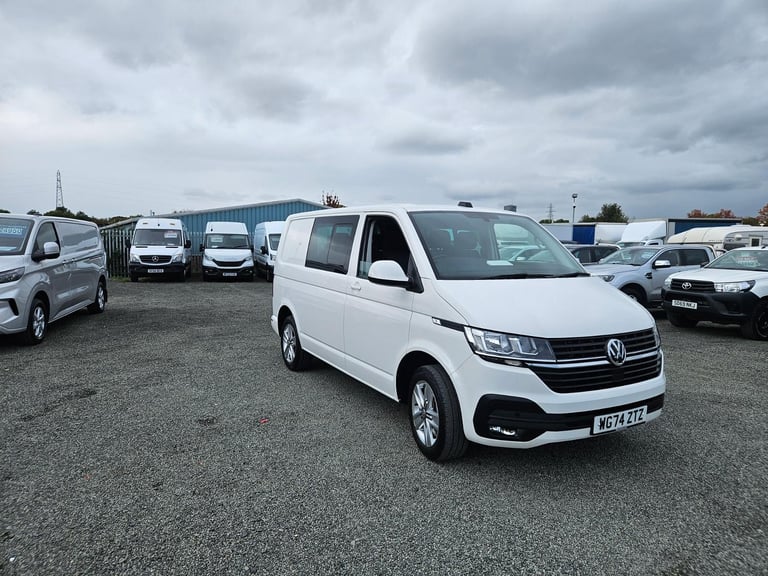 2024 ON 74 PLATE VOLKSWAGEN TRANSPORTER T32 HIGHLINE 150BHP 2000CC CREW VAN ULEZ