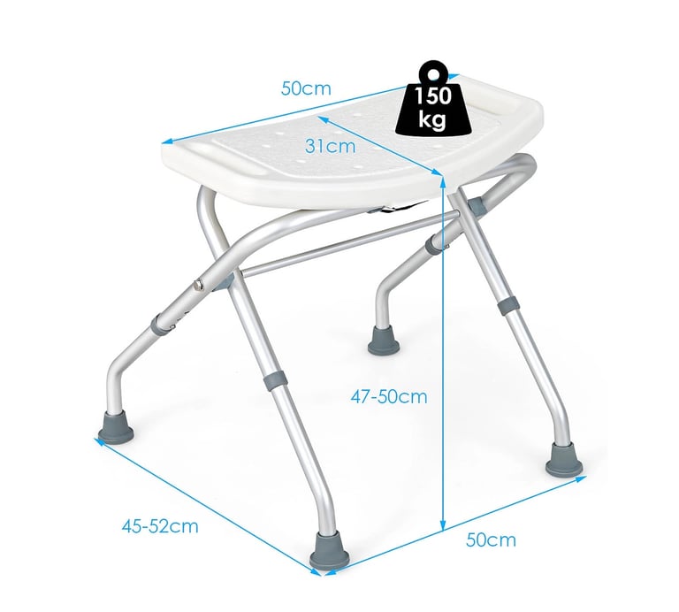 Costway folding shower/ bath stool