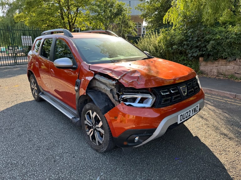 2022 Dacia Duster 1.3 Automatic TCe Prestige EDC Damaged Salvage Repairable 