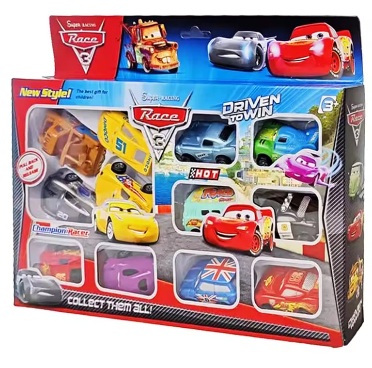 12 PCs car set for kids Disney