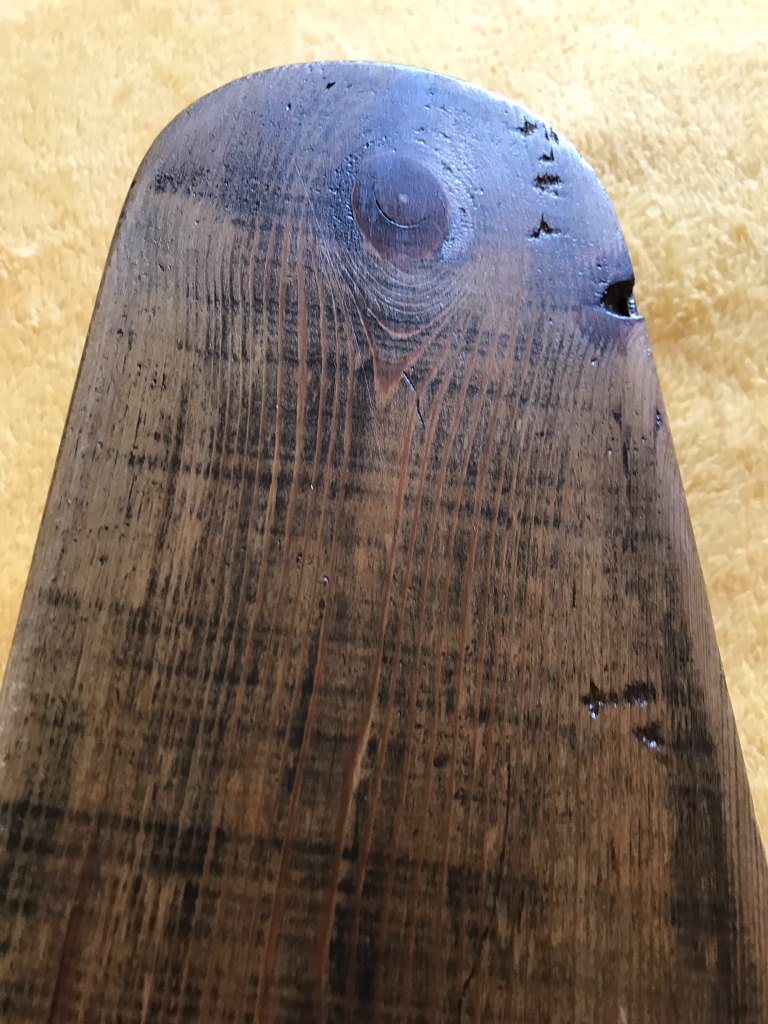 Antique Wooden ‘ Coffin ’ Violin Case Victorian Edwardian Wood