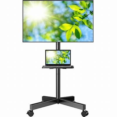 image for Mobile TV Stand with wall bracket for sale 