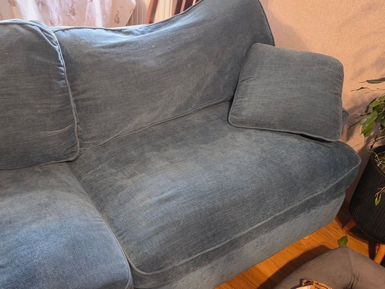 4 seater sofa teal only 5 months old 