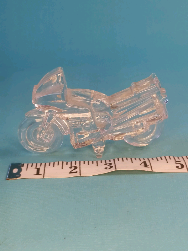 4,5inch Vintage Crystal motorcycle figure. 