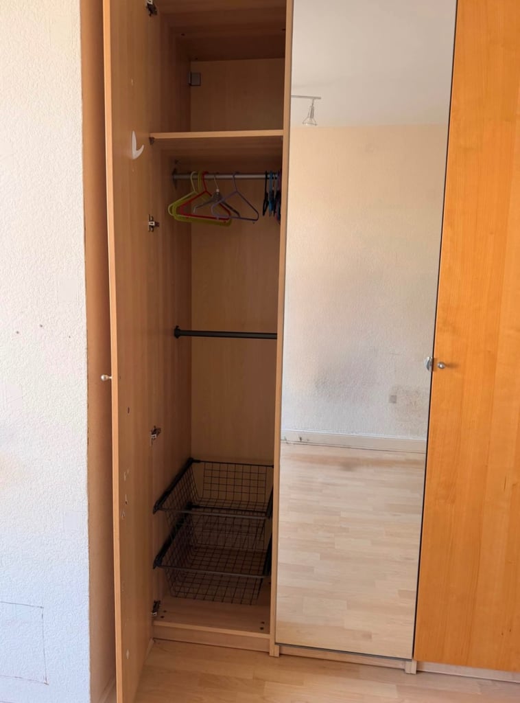 Ikea Wardrobe like New, Mirror Wardrobe 