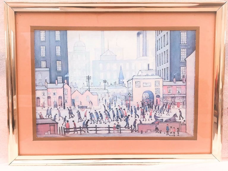 L.S. LOWRY PICTURE Coming From the Mill (1930)