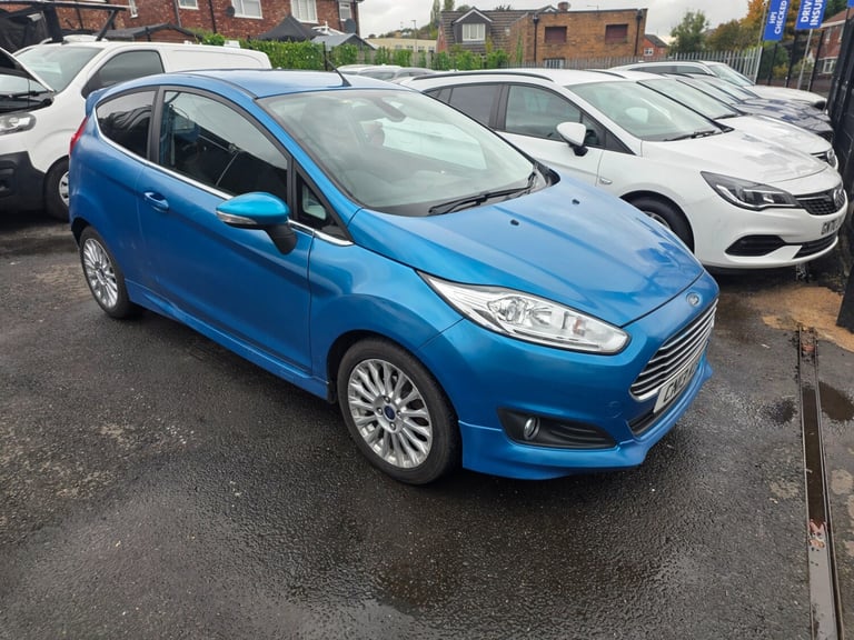 image for 2013 FORD FIESTA 1.0 ECO BOOST TITANIUM PETROL BLUE 3 DOOR CHEAP TAX INSURANCE 