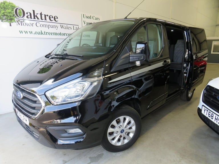 FORD TRANSIT CUSTOM 300 Limited Camper Van - Day Van - Motohome Black Manual Die